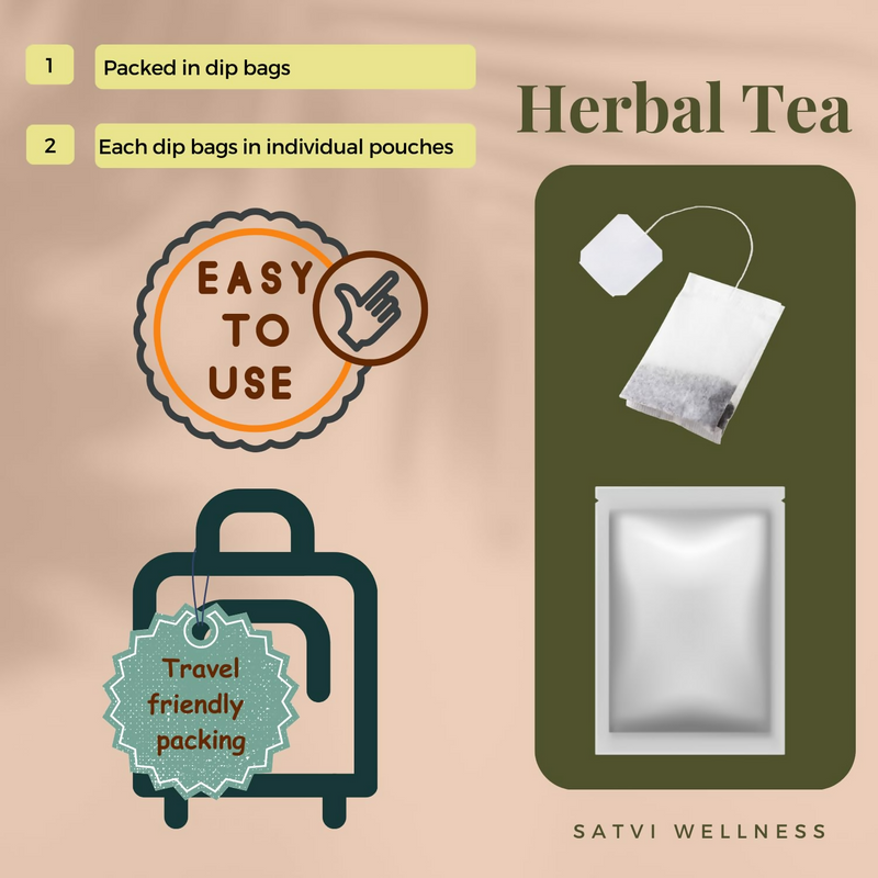 Satvi Wellness Manjatti Tea Bags