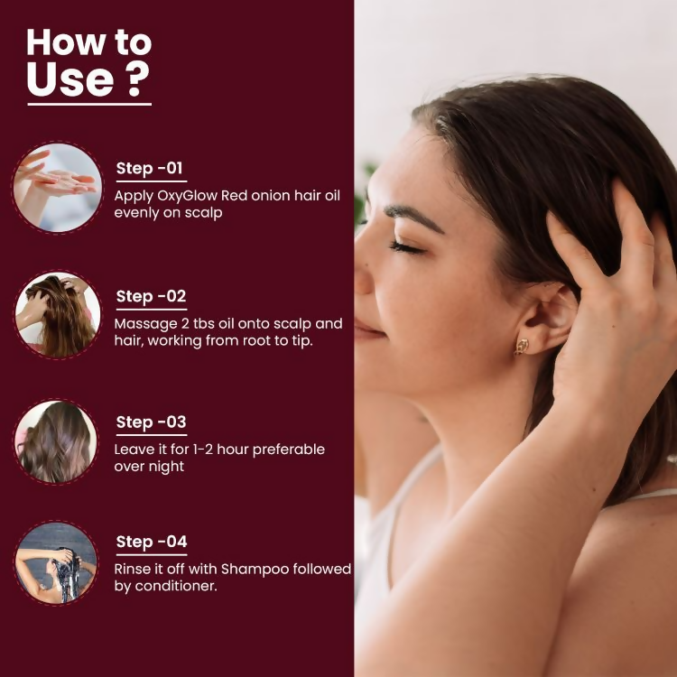 Oxyglow Herbals Red Onion Hair Oil