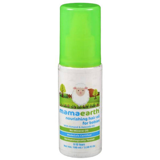 Mamaearth Nourishing Hair Oil For Babies For Repairs Dry Scalp & Stimulates New Hair Growth