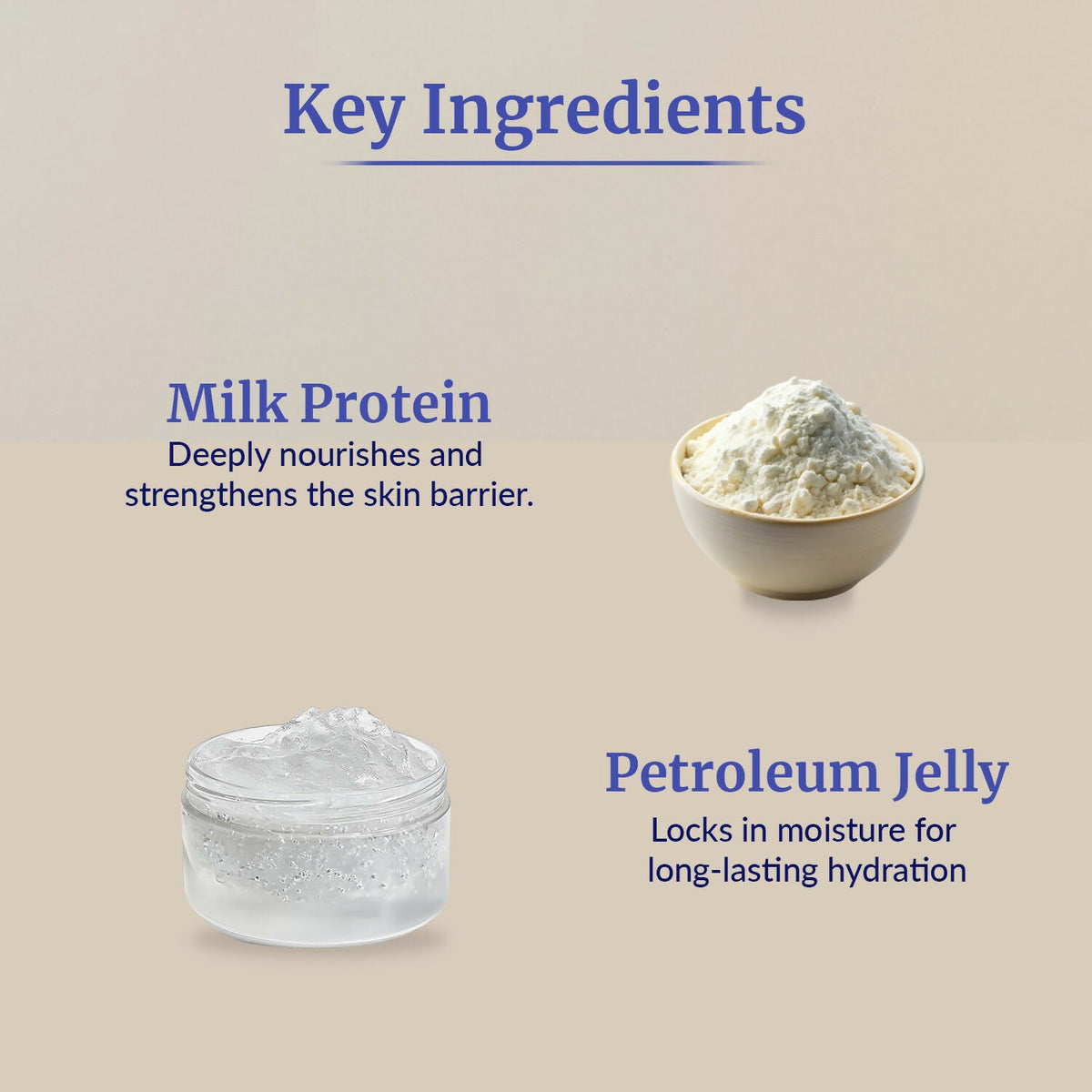 VI-JOHN Naturale Cleansing Milk with petroleum jelly for extra dry skin