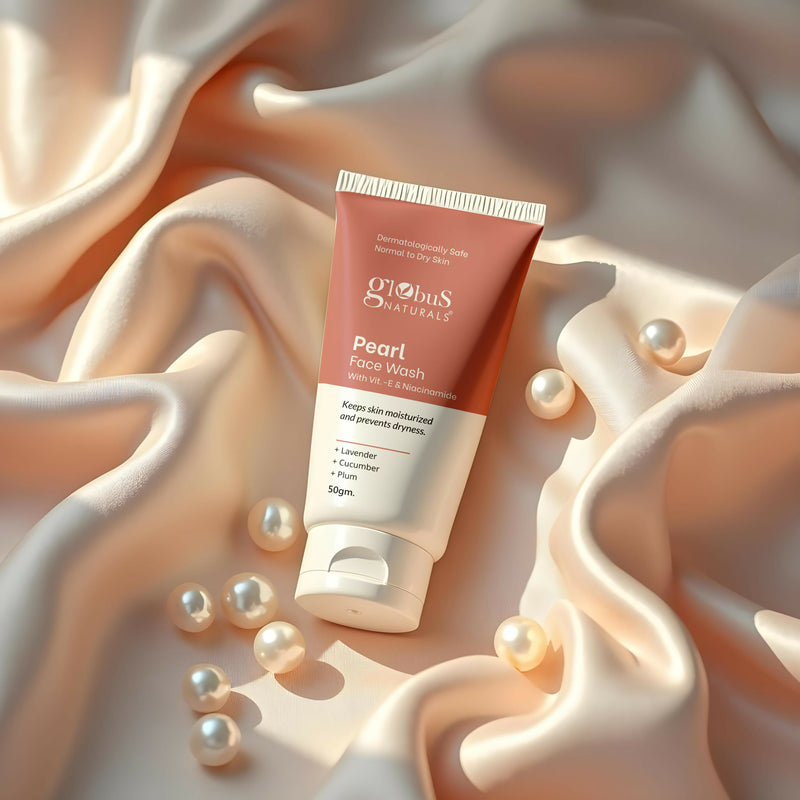 Globus Naturals Pearl Face Wash with Vitamin-E & Niacinamide