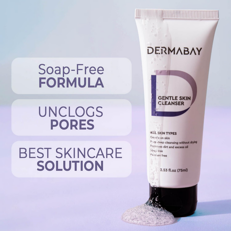 Dermabay Gentle Face Wash Ideal for Acne-Prone, Sensitive, Dry, Oily Skin