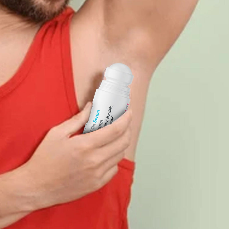 Cos-IQ Brightening Underarm Roll On Serum For Men, With Bioecolea, Mandelic Acid and Bio White