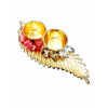Leaf Shaped Haldi Kumkum Holder