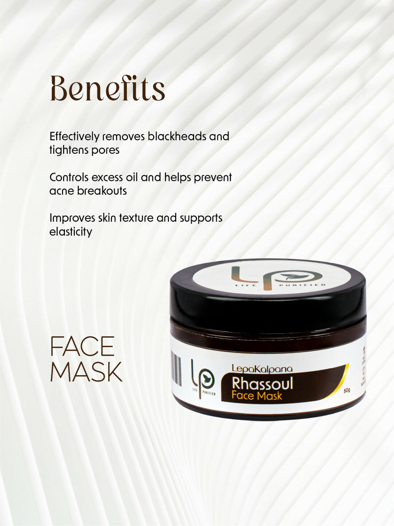 Life Purified Lepakalpana Rhassoul Face Mask