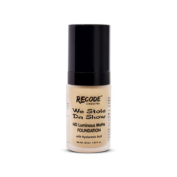 Recode HD Luminous Matte Foundation - 01 India