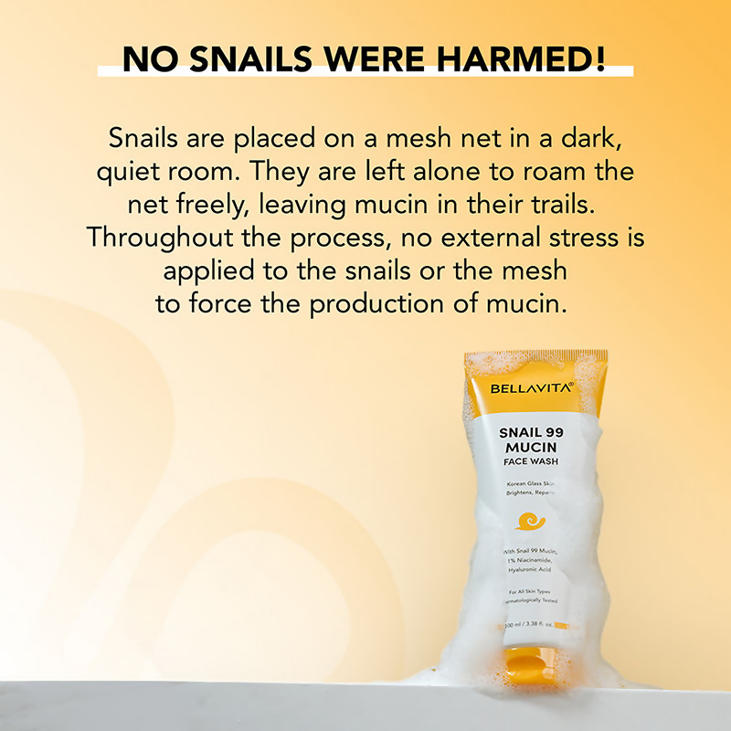 Bella Vita Organic Snail 99 Mucin Face Wash