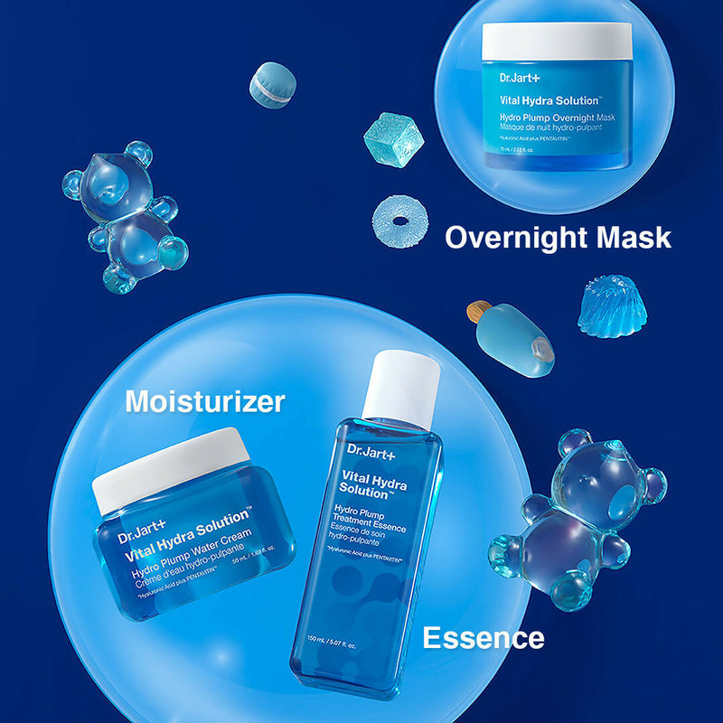 Dr.Jart+ Vital Hydra Solution Hydro Plump Overnight Mask with Hyaluronic Acid to Rebuild Skin Barrier