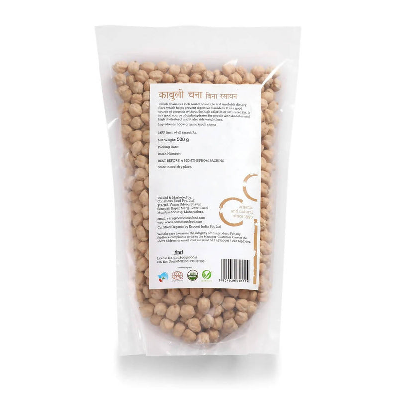 Conscious Food Chickpeas Kabuli Chana - Limited Time Offer