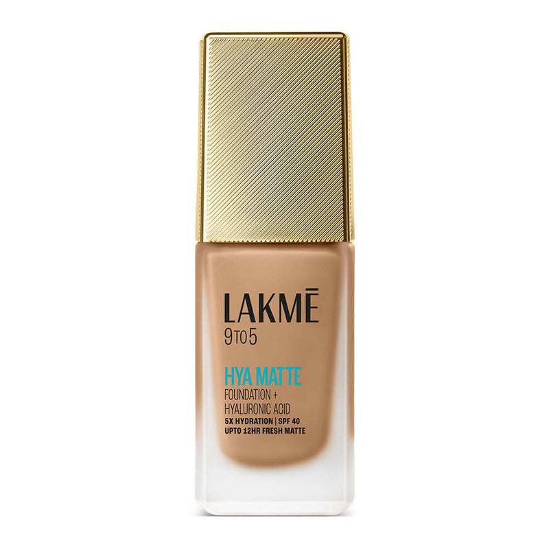 Lakme 9 To 5 Hya Matte Foundation + Hyaluronic Acid - Neutral Almond