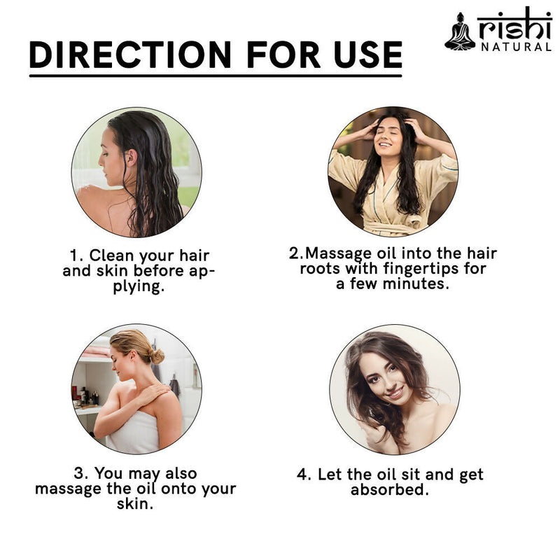 Rishi Natural Avocado Oil Wood Pressed 100% Pure Healthy skin And Hair