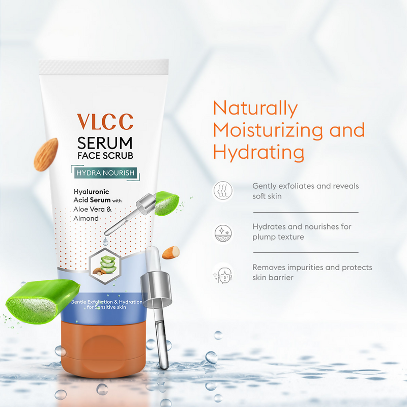 VLCC Hydra Nourish Scrub Face Scrub With Aloe Vera & Almond