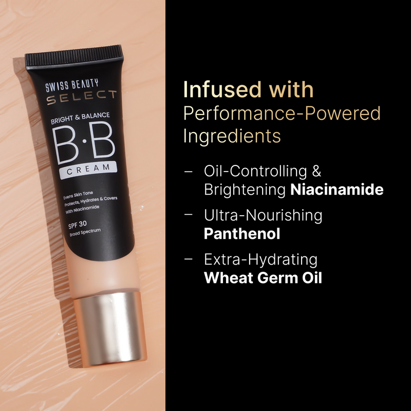 Swiss Beauty BB Cream - Niacinamide & 3 Butter Nude