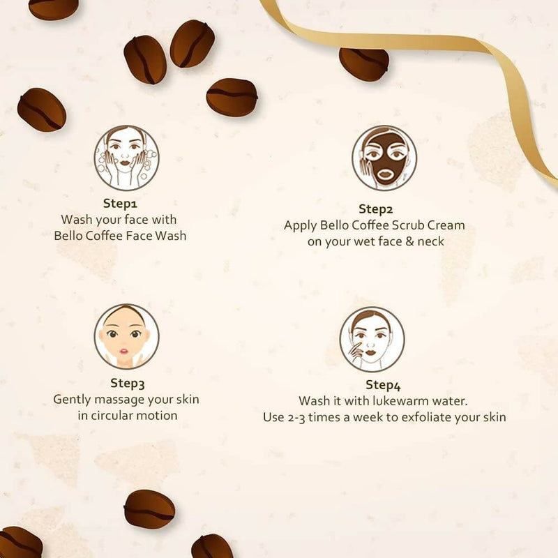Bello Herbals Coffee Scrub Cream