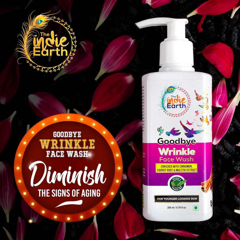 The Indie Earth Goodbye Wrinkle (Anti-Ageing) Facewash