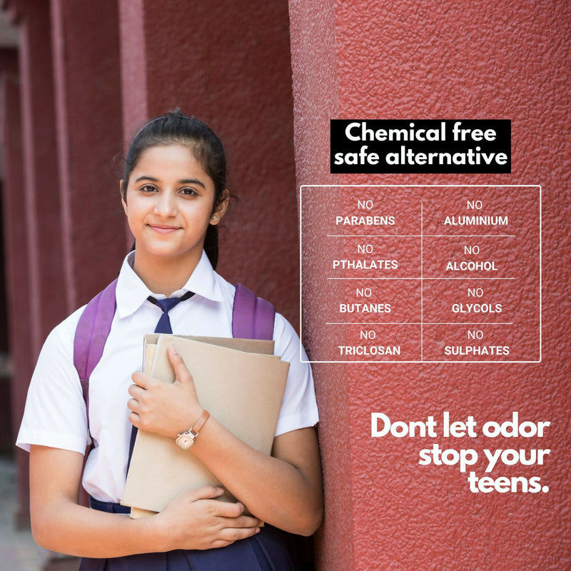 Bitamin Natural Strawbeary, Seasalt, Deodorant Teens