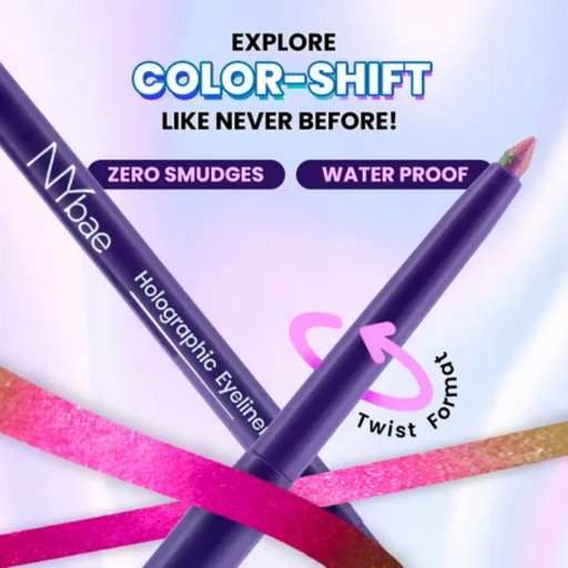 NY Bae Holographic Gel Eyeliner - Pink Chrome 02