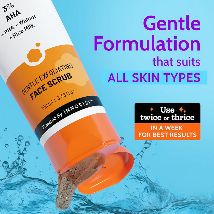 Chemist At Play Gentle Exfoliating Face Scrub With Mandelic Acid & Walnuts