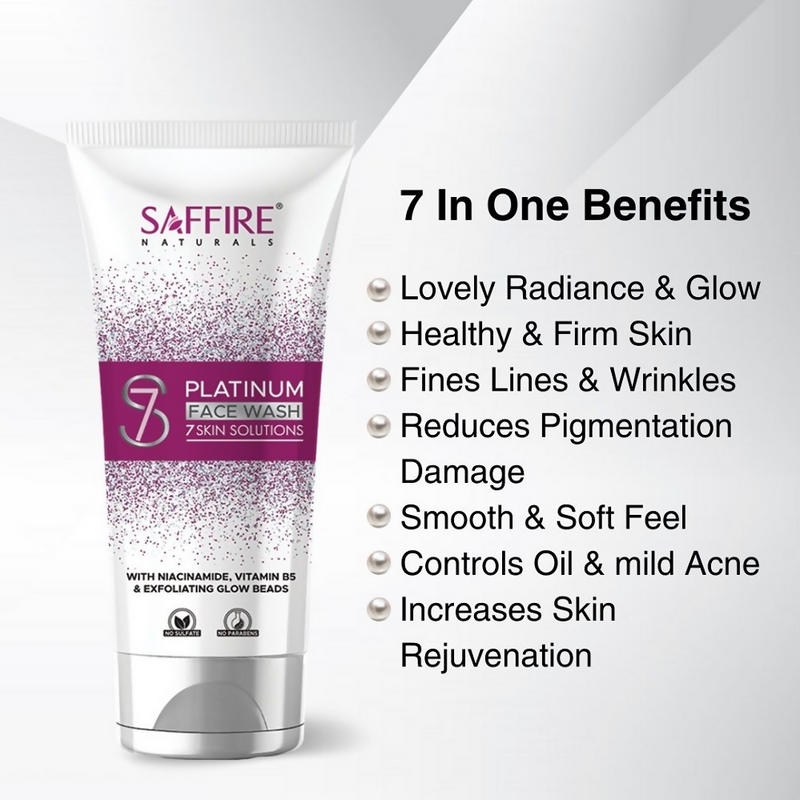 Saffire Naturals S7 Platinum Face Wash