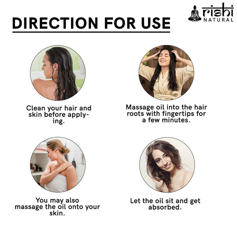Rishi Natural Apricot Oil Wood Pressed 100% Pure