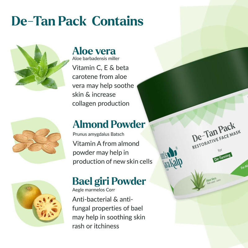 Kulsum's Kaya Kalp Herbals De-Tan Pack For De -Tanning