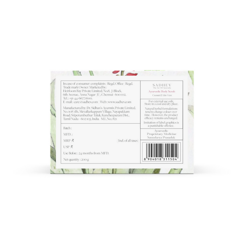 Sadhev Ayurvedic Body Scrub