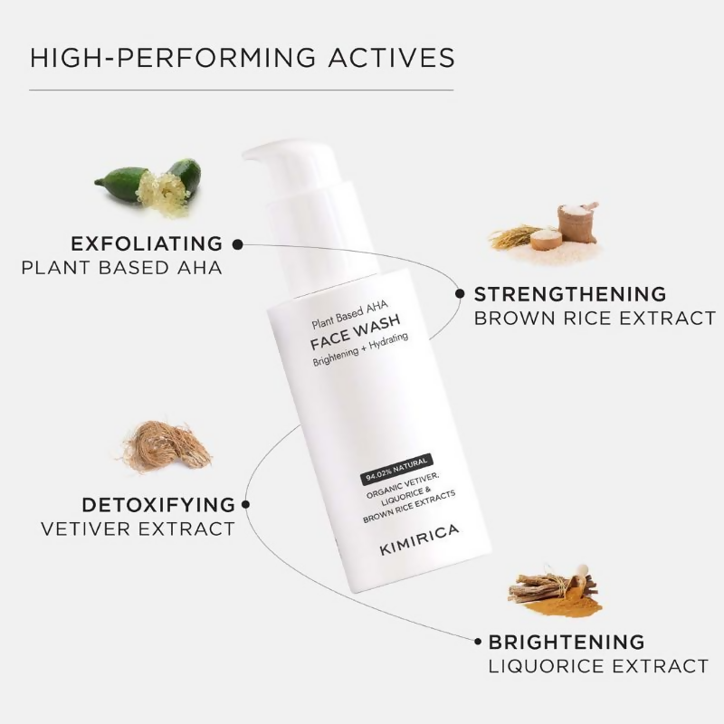 Kimirica Brightening + Hydrating Face Wash
