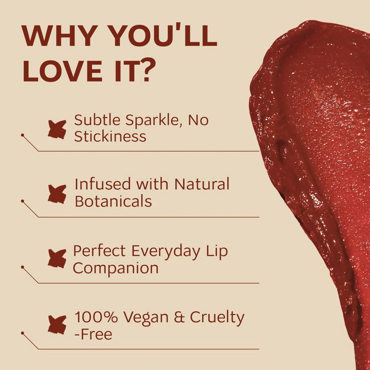 Dunamiss Hazel Glitter Glimmer Lip Balm