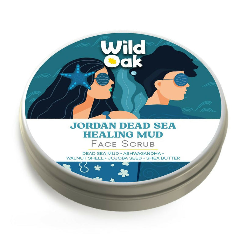 Wild Oak Jordan Dead Sea Healing Mud Face Scrub