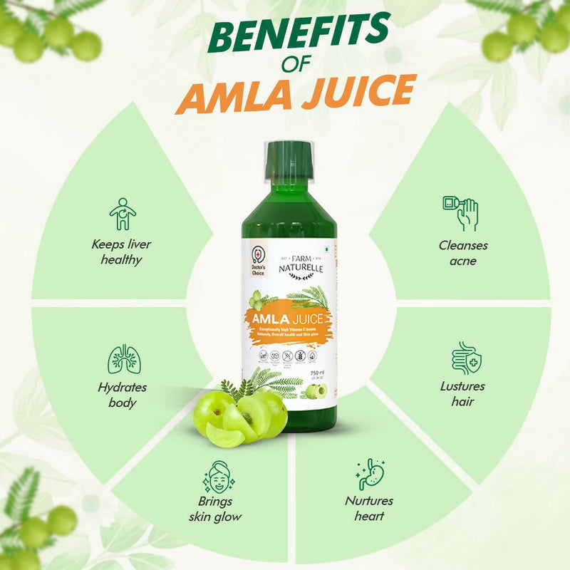 Farm Naturelle Amla Juice - Pure & Herbal for Better Health
