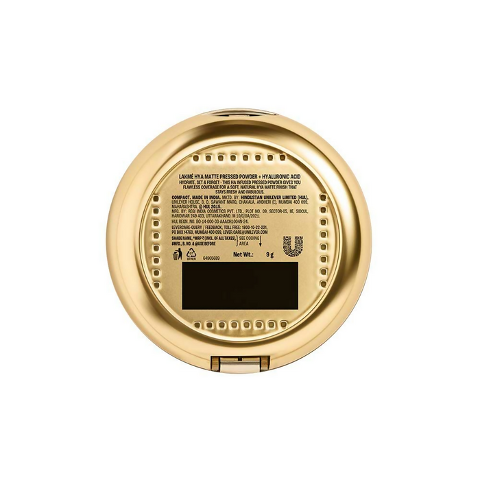Lakme 9 To 5 Hya Matte Pressed Powder - Nude