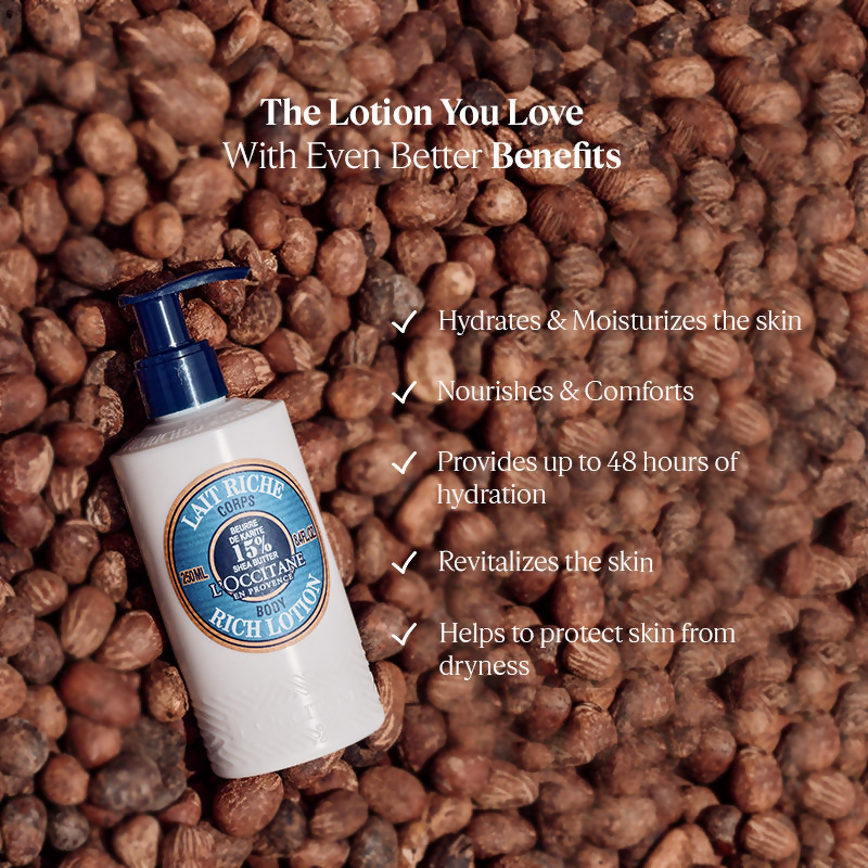 L'Occitane Moisturizing 15% Shea Butter Body Rich Lotion