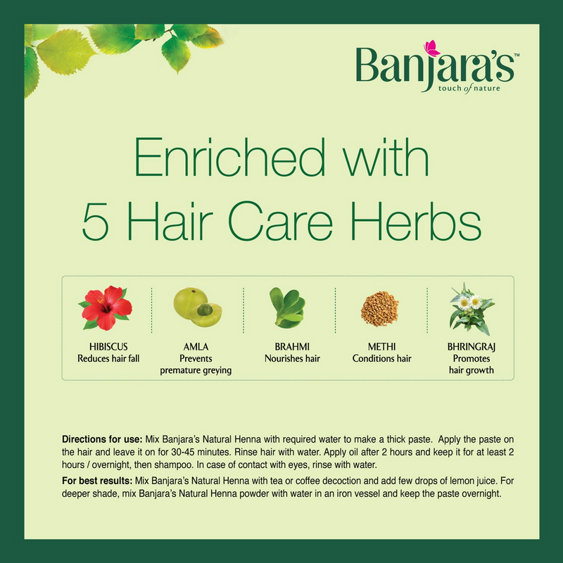 Banjara's Natural Henna Powder