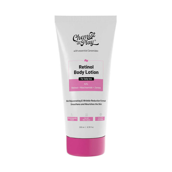 Chemist At Play Retinol Anti-Aging Body Lotion + Brightening Boost Face Wash Combo