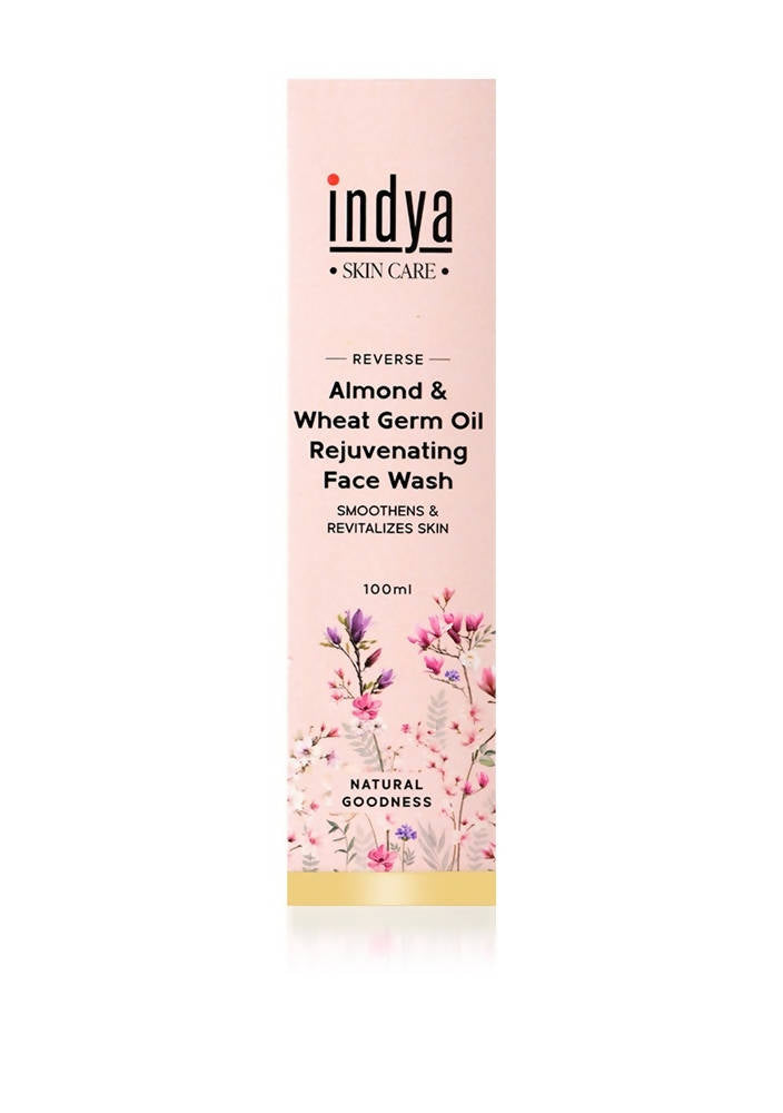 Indya Almond & Wheat Germ Oil Rejuvenating Face Wash