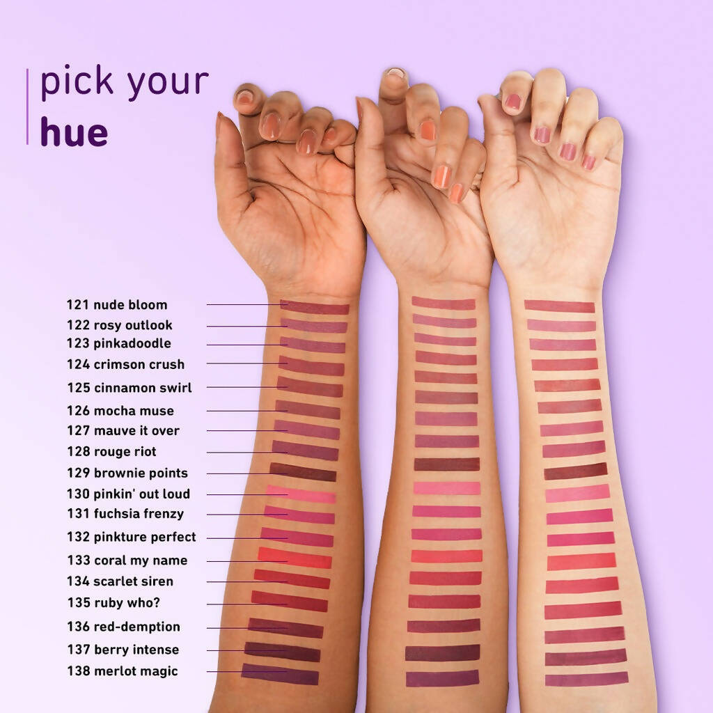 Plum Butter Crème Matte Lipstick Cinnamon Swirl - 125 (Brown Nude)