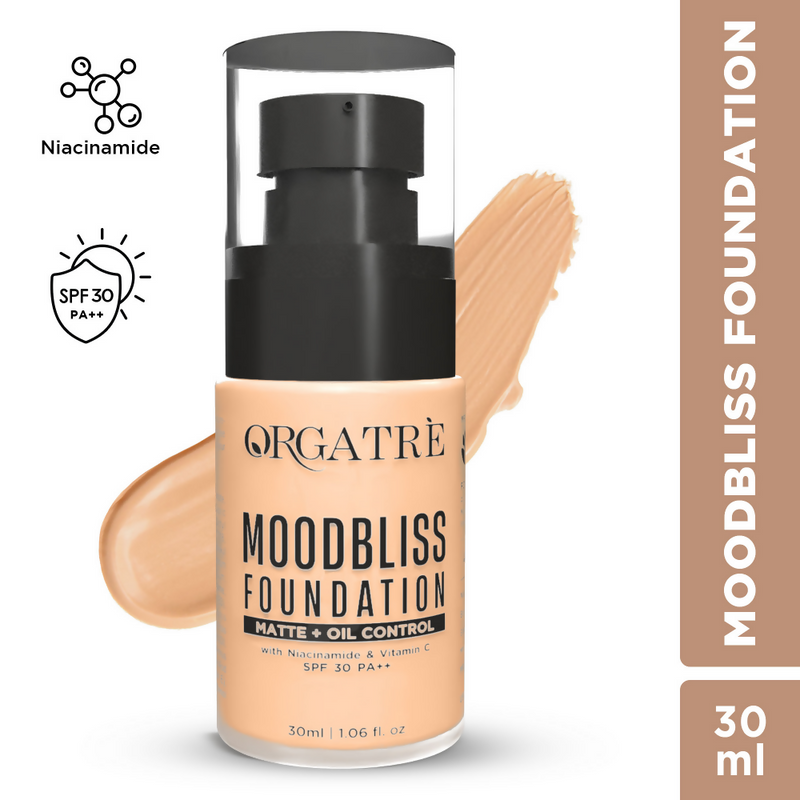Orgatre Moodbliss Matte + Oil Control Makeup Foundation SPF 30 - 238
