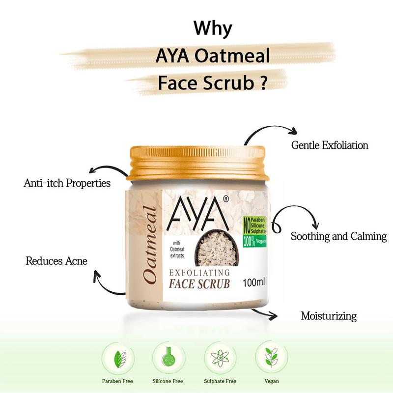 AYA Oatmeal Exfoliating Face Scrub