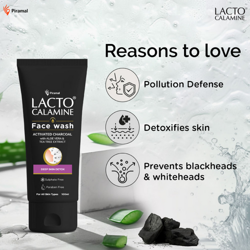 Lacto Calamine Activated Charcoal Face Wash