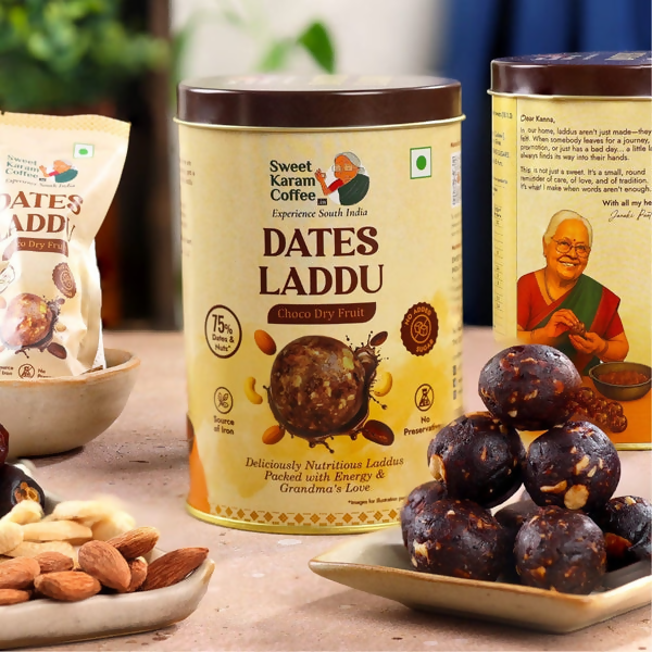 Sweet Karam Coffee Dates Laddu (Choco Dry Fruit)