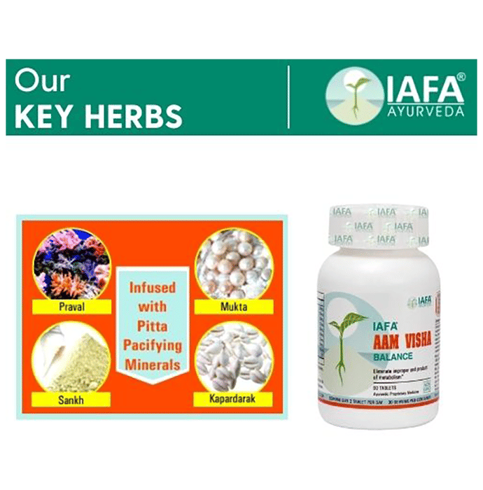 Iafa Ayuveda Aam Visha Balance Tablets