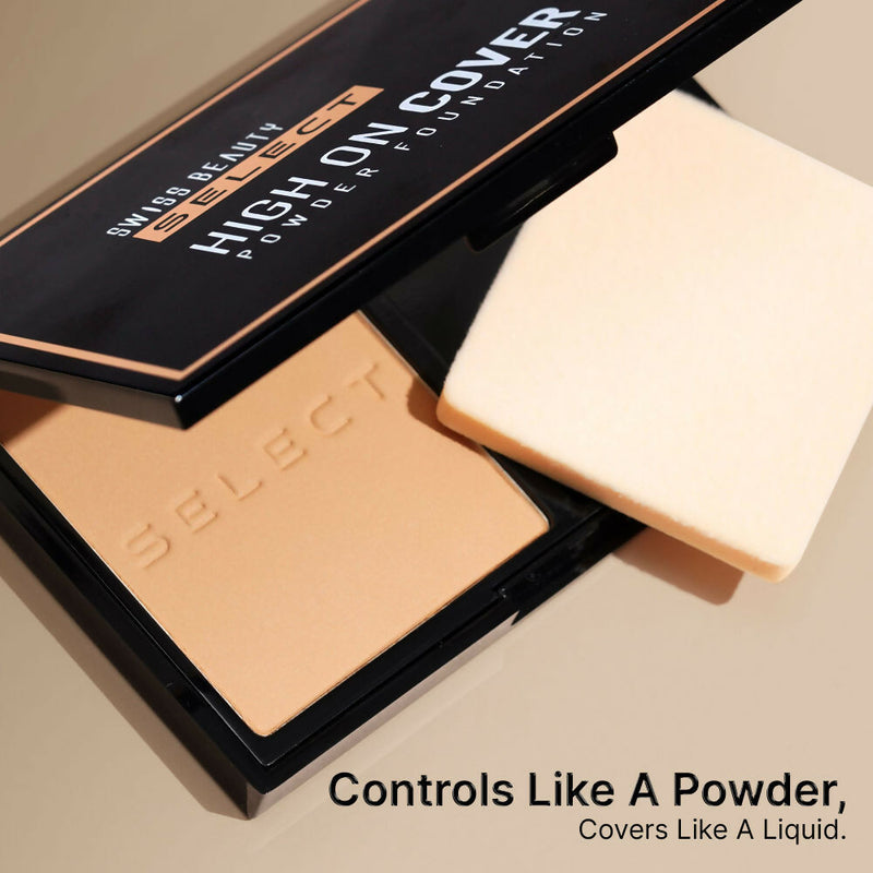 Swiss Beauty Select High On Cover Powder Foundation - 2 Light Natural