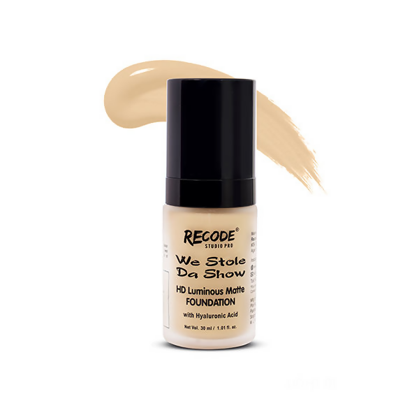 Recode HD Luminous Matte Foundation - 01 India