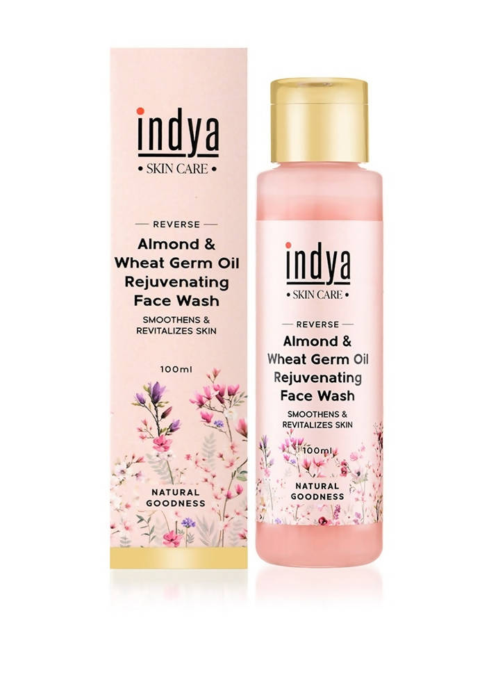 Indya Almond & Wheat Germ Oil Rejuvenating Face Wash