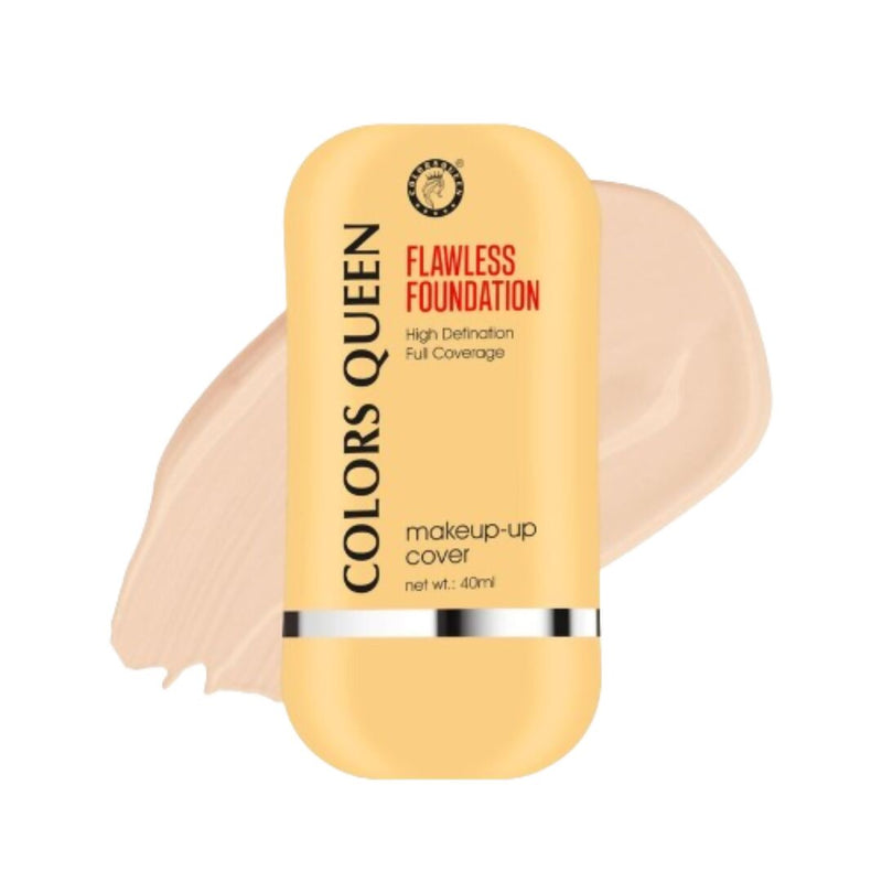 Colors Queen Flawless Foundation – 01 White Ivory
