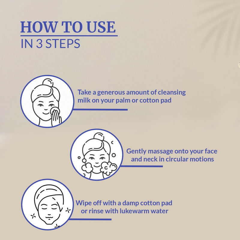 VI-JOHN Naturale Cleansing Milk with petroleum jelly for extra dry skin