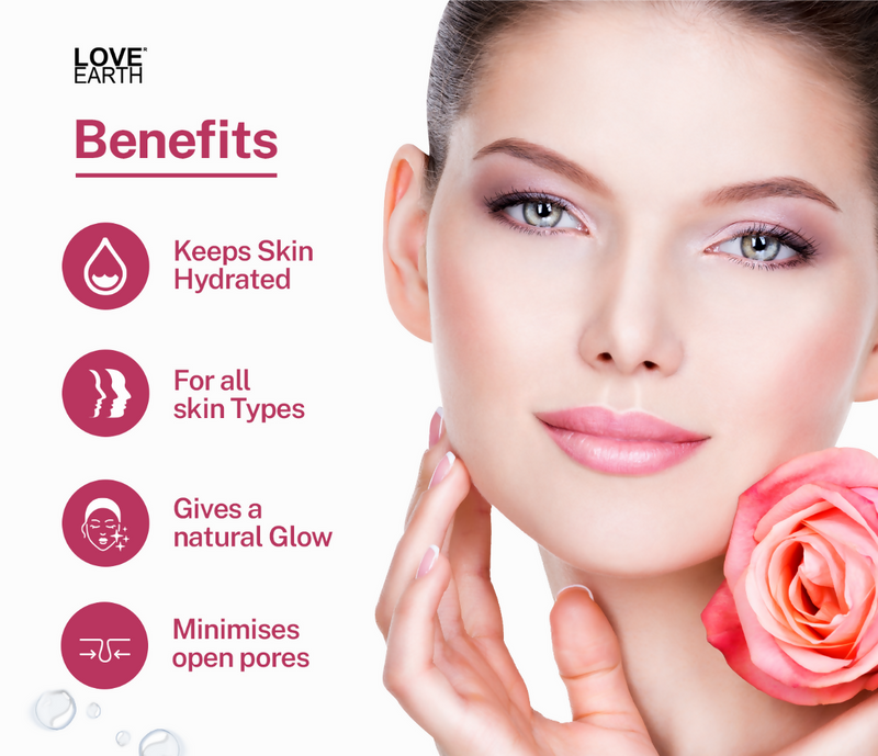 Love Earth Rose Water - Face Mist