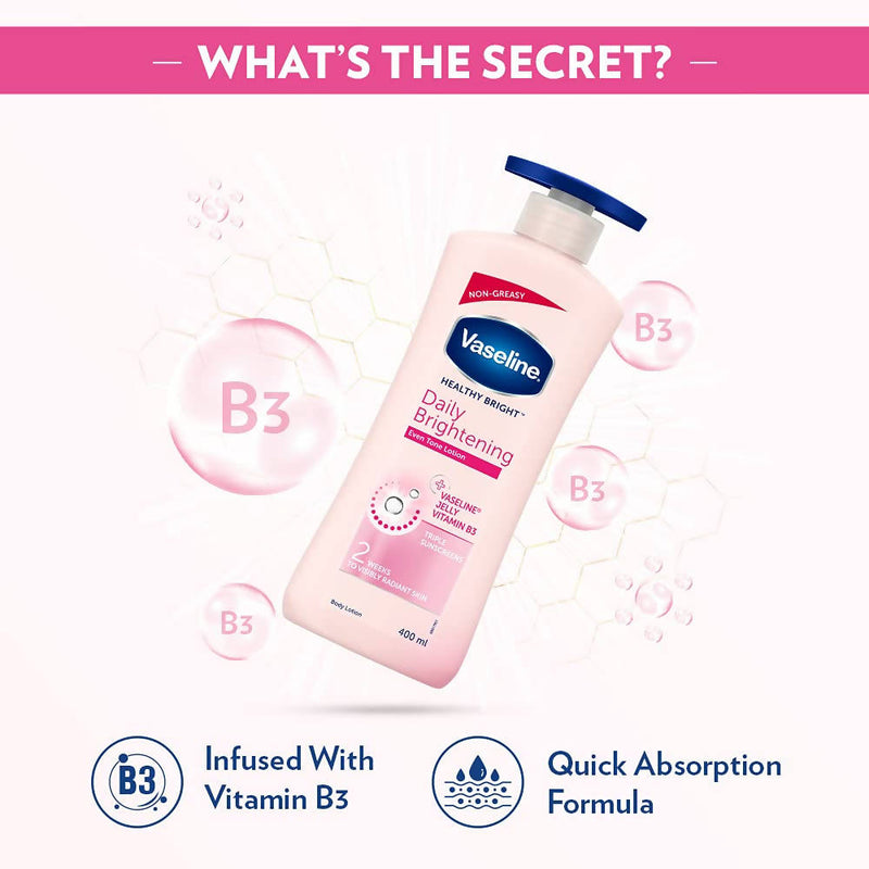 Vaseline Healthy Bright Daily Brightening Body Lotion 400 ML