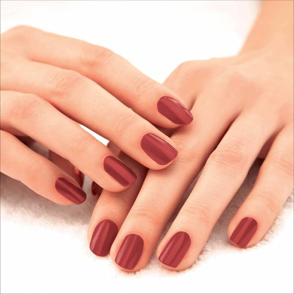 Lakme 9 To 5 Primer + Gloss Nail Polish - Vibrant Orange Shade