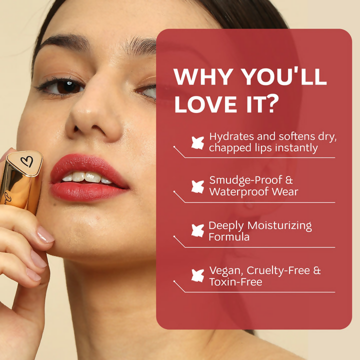 Dunamiss Lucia Soft Rose Satin Lipstick